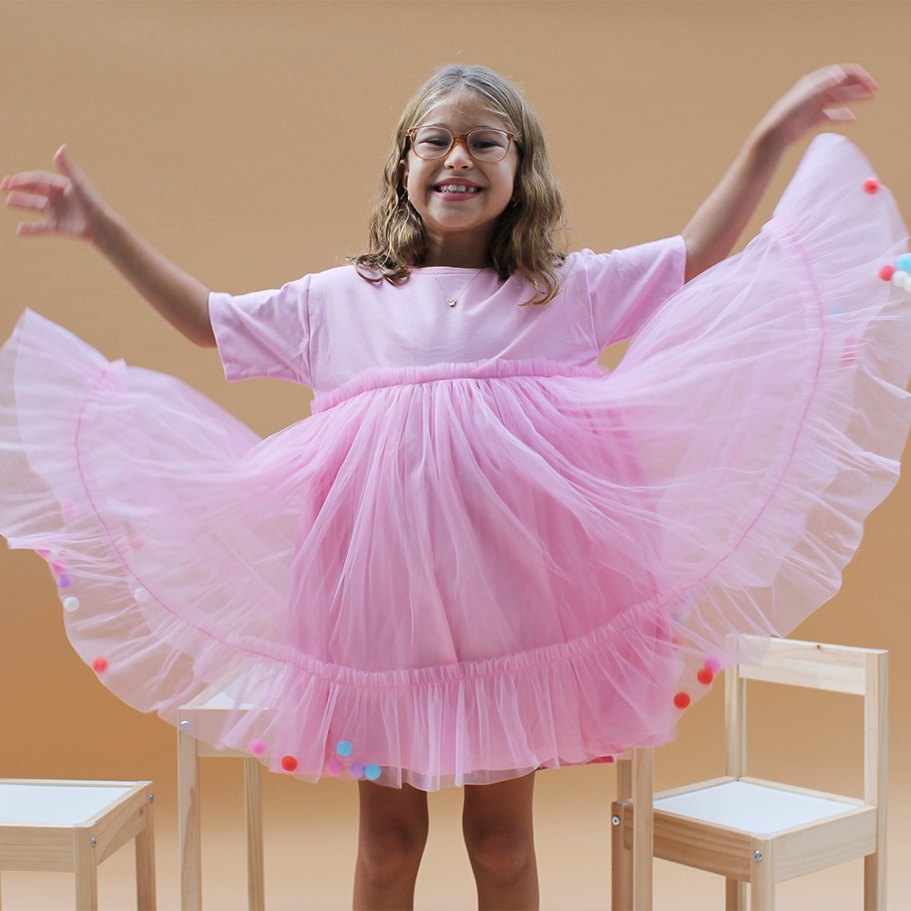 Diy Pom Pom Dress · How To Make An Embellished Dress · Home + DIY on Cut  Out + Keep
